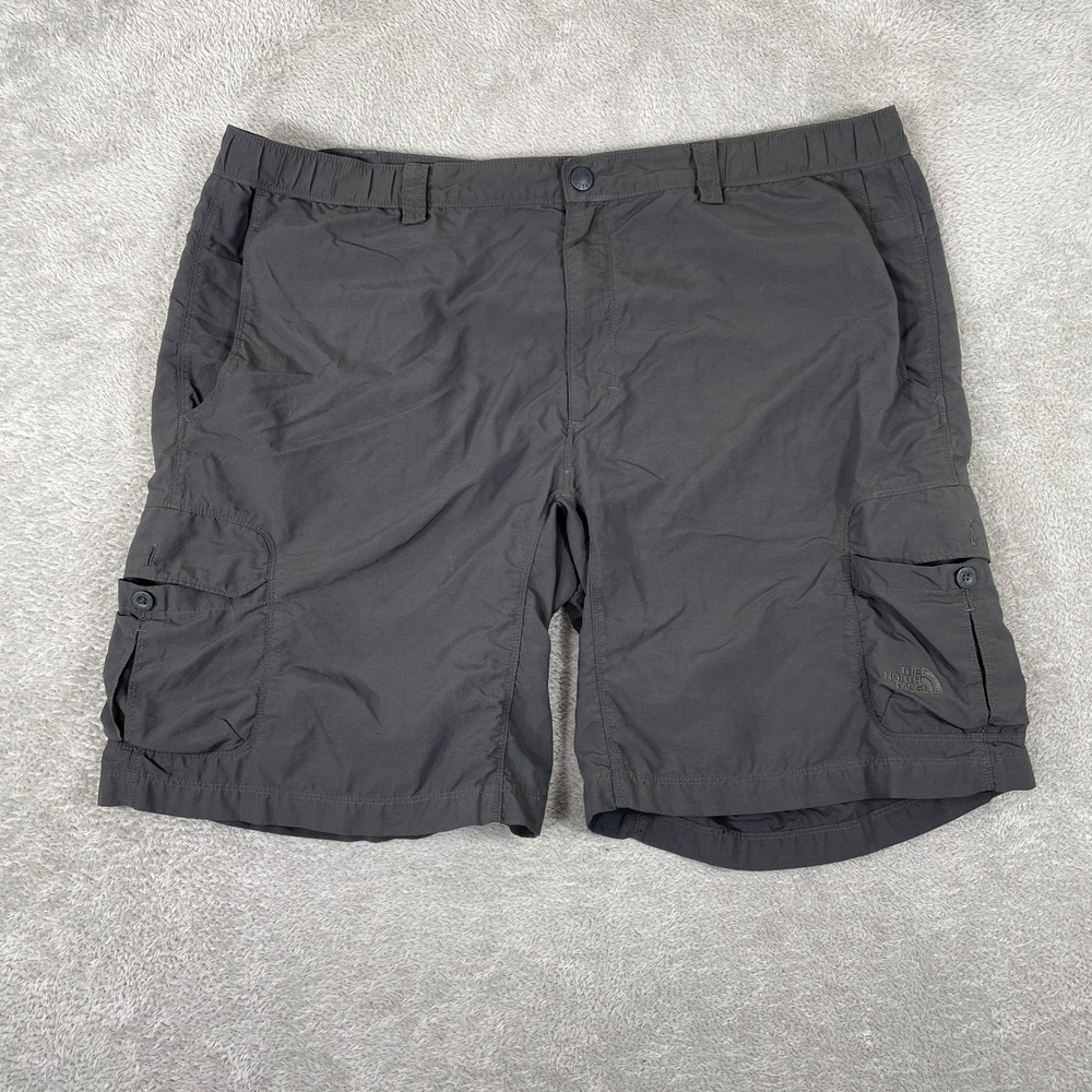 The North Face Horizon Cargo Shorts Mens XL Gray Hiking Outdoor Gorpcore Nylon